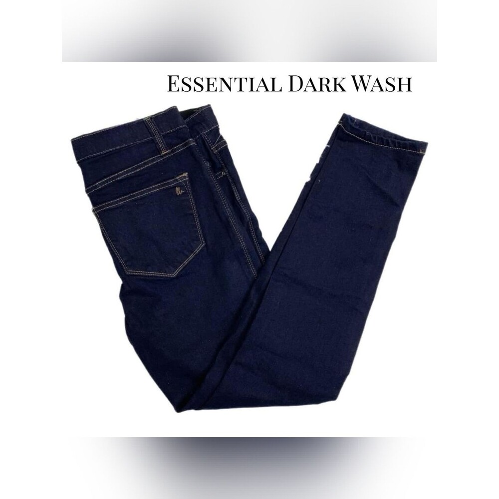 NEW SZ 28 LuLaRoe Skinny Denim Dark Blue Wash Slimming Panel Stretch Comfy NWT